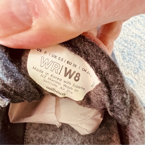 ALLBIRDS MERINO WOOL RUNNERS SNEAKERS CHARCOAL GRAY SIZE 8 - Picture 4 of 8